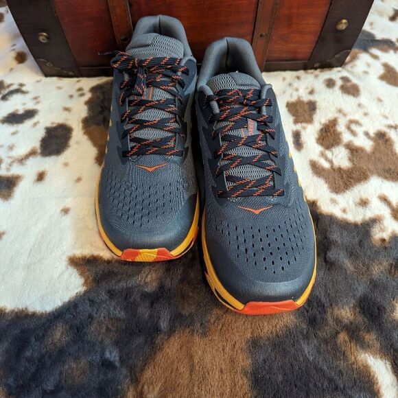 Men's Hoka Torrent 3 Castle Rock/Sherbet Size 12D - Picture 7 of 8